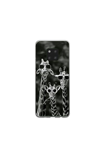 Atlas Husa personalizata si Folie de Silicon Huawei Mate 20 Pro, Zebra #1, multicolor, S1D1M0086