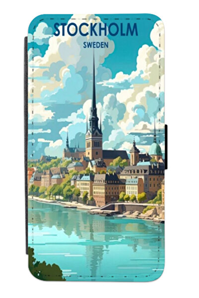 Atlas Husa personalizata tip carte Apple iPhone 12 Mini, Rapid, multicolor, S...