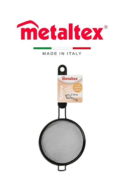 Generic Metaltex Metaltex Non-Stick Strainer â€“ 10cm, Epoxy Coated Mesh, PS Plastic Handle, Made in Italy
