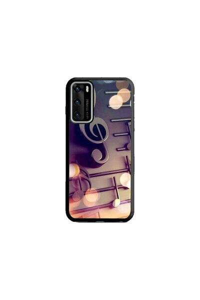 Atlas Husa personalizata si Folie de Silicon Huawei P40, Notes, multicolor, S...