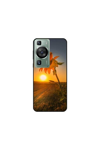 Atlas Husa personalizata si Folie de Silicon Huawei P60 Pro, Sunflower #2, mu...