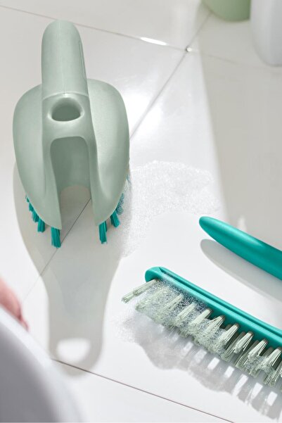 Tchibo 2 In 1 Tile Scrubber, Sage Green