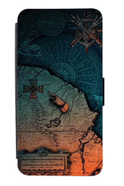 Atlas Husa personalizata tip carte Xiaomi Redmi Note 9 Pro Max, Old Maps, multicolor, S2D1M157