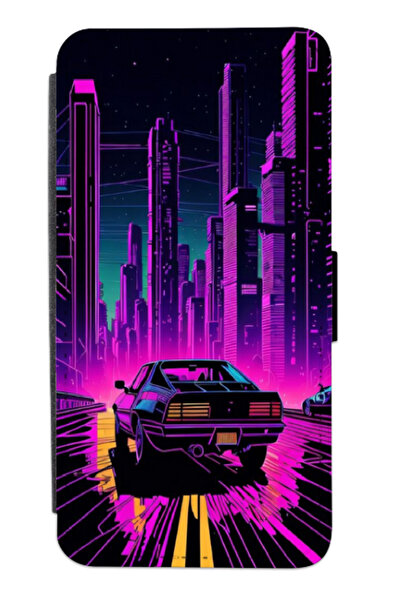 Atlas Husa personalizata tip carte Xiaomi Redmi Note 9 Pro, Neon City #3, mul...