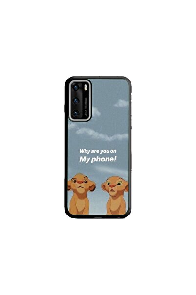 Atlas HQPrint personalized case for Huawei P40, model Why are you on my phone...