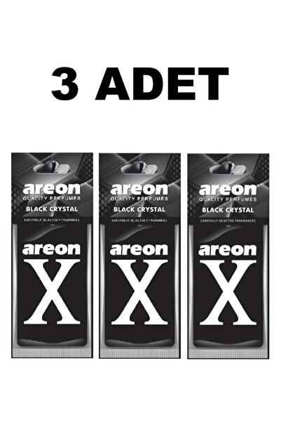 Areon X Siyah Black Crystal 3 Adet Kaliteli Araç Kokusu