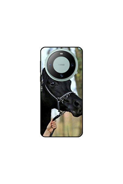 Atlas Husa personalizata si Folie de Silicon Huawei Mate 60 Pro, Black Horse,...