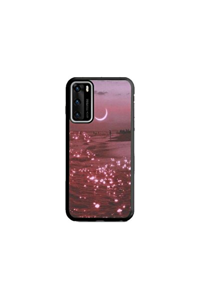 Atlas Husa personalizata Huawei P40, Pink Sky, multicolor, S1D1M0129