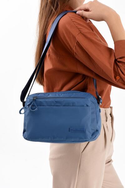 571 Collections Çanta Ultra Light Stylish and Waterproof Medium Shoulder, Handbag Blue Model: (571-13-9Q)