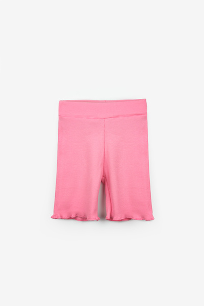 Le Mabelle Pink Ice Cream Embroidered Camisole Shorts Girl's Double Set - Alina
