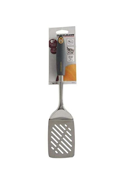 Generic FACKELMANN Slotted Turner With Soft Grip Silver/Grey 13.4inch