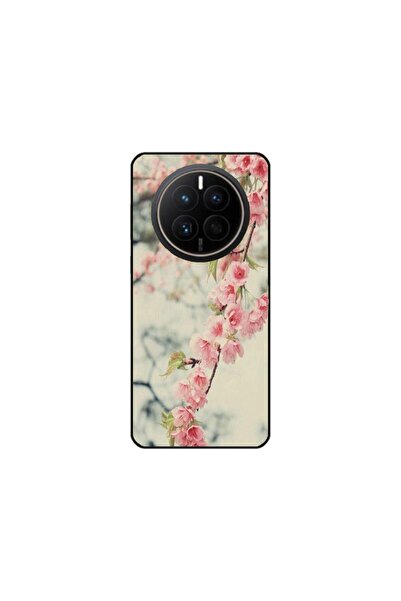 Atlas Husa personalizata si Folie de Silicon Huawei Mate 50 Pro, Flowers #18,...