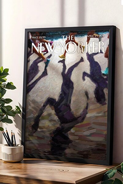 Saturn Pictură înrămată The New Yorker 29 aprilie 2013 - Pictură Eric Drooker...