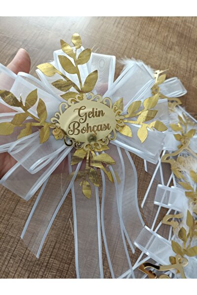 bir parça tasarım Gold pleksi gelin bohça,valiz süsü