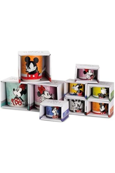 EGAN Mini Mug MICKEY I AM & MINNIE I AM – 80ml Espresso Cup | Collectible Mug | New Bone China | M