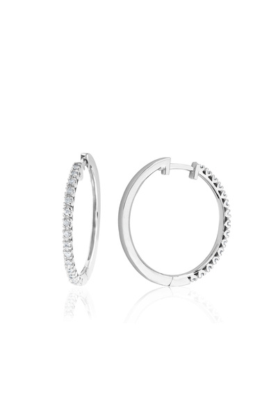 Pırlandia 0,25 Karat Pırlanta Halka Küpe