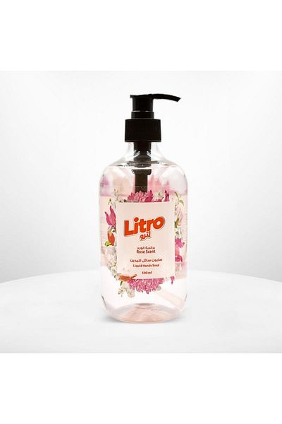 litro Litro Liquid Hand Wash - 500ml - Luxurious Rose Scent