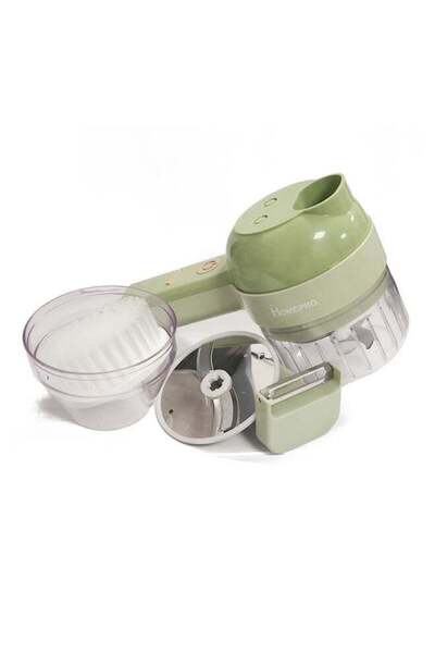 Generic مفرمة طعام لاسلكية محمولة 4 في 1 من هوم برو