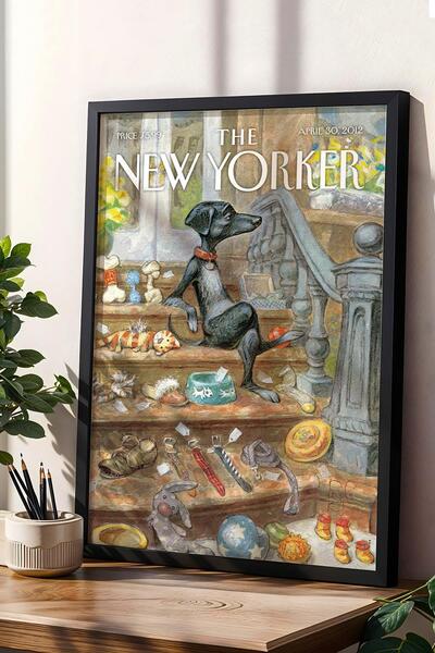 Saturn Tabloul înrămat The New Yorker 30 aprilie 2012 - Ana Juan The View Fro...