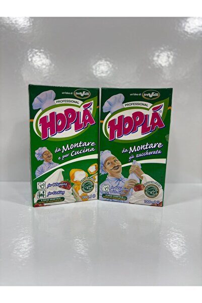 Hopla 2'li SET 1 KG ŞEKERLİ KREMA + 1 KG ŞEKERSİZ KREMA