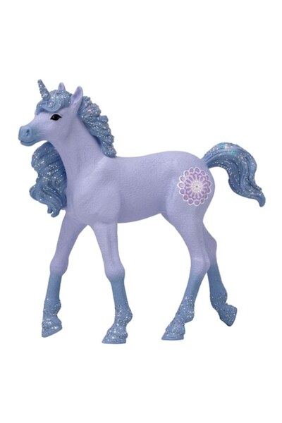 SCHLEICH Интерактивна играчка, Schleich, Жребче еднорог Ирис, 9 см, Многоцветна