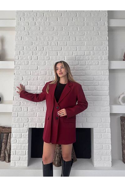 ZF BUTİK Design Double-Covered Blazer Jacket