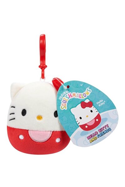 Squishmallows Χνουδωτό Μπρελόκ Hello Kitty και οι Φίλοι του, Πολύχρωμο, 9 εκ.