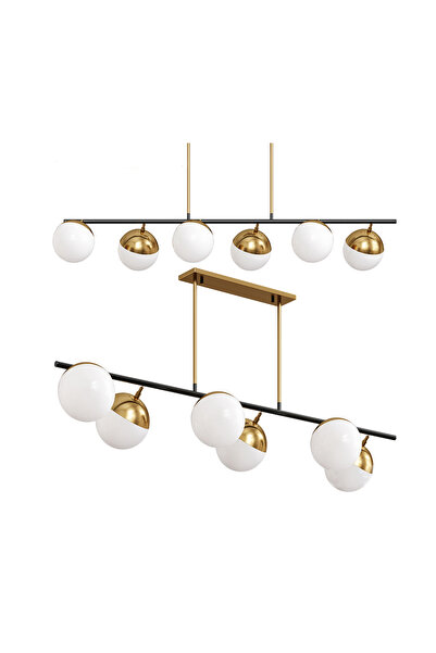 VİSENTE HOME Sarkıt Glob Cam Avize Metal