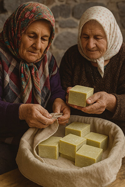 modacepte PAVİLİ Doğal Zeytinyağı Sabunu – 4’lü Ekonomik Paket El Yapımı