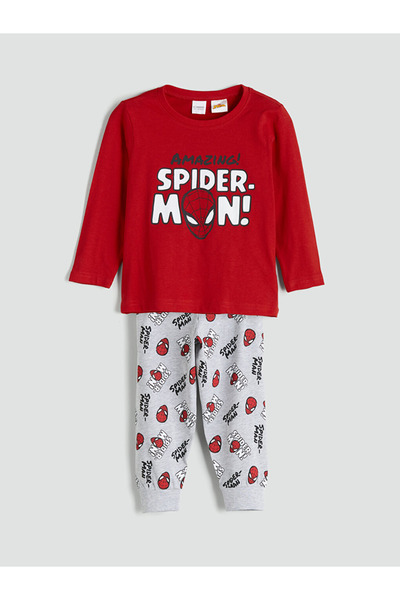 LC Waikiki Winter Collection Printed Boys' Pajama Set City