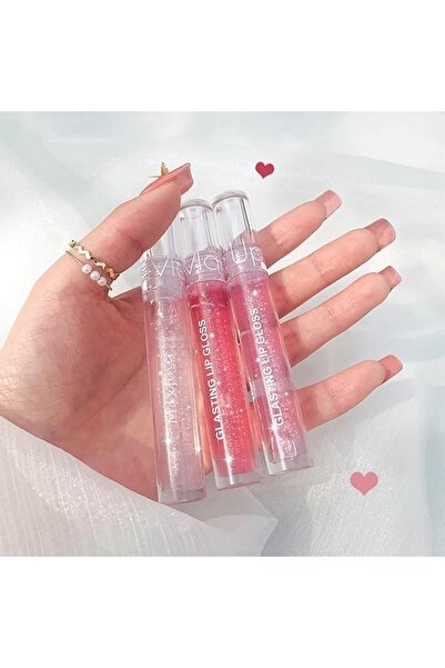 MAXFINE Set 3 luciu pentru buze, hidrateaza si volumizeaza instantaneu buzele,