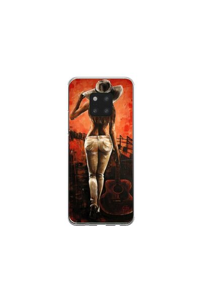 Atlas Εξατομικευμένη θήκη Huawei Mate 20 Pro, Sexy Lady, πολύχρωμη, S1D1M0113