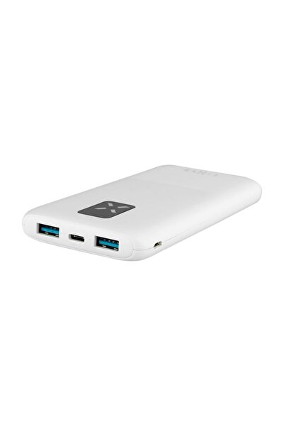 FIXED Powerbank Zen 10 με οθόνη LCD και έξοδο PD 20W, 10.000 mAh, λευκό