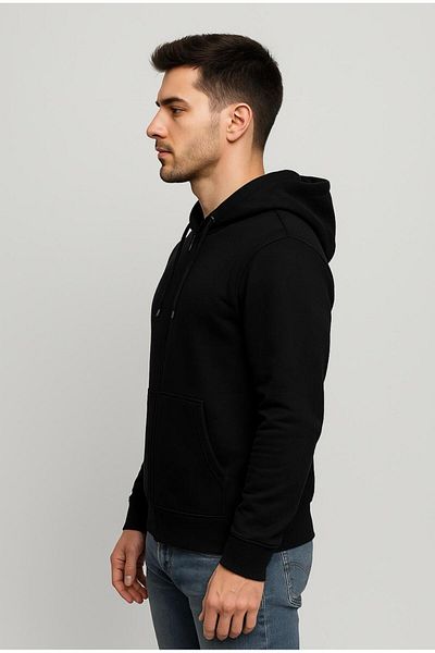 AXXEL Men's Zippered Hooded Sweatshirt-W1084