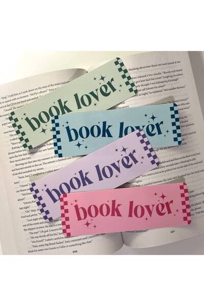 Pankart Evi Set de 4 semne de carte BOOK LOVER