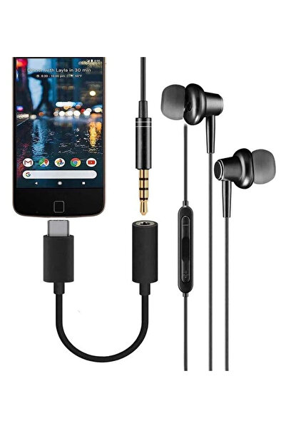 Genel Markalar Samsung, Android iPad ve MacBook USB-C 3.5mm Kulaklık Dönüştürücü