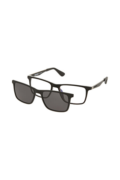 Solano CL 90199B Πολωμένα κλιπ γυαλιών για άνδρες, πλαστικά, μαύρα, 50 mm