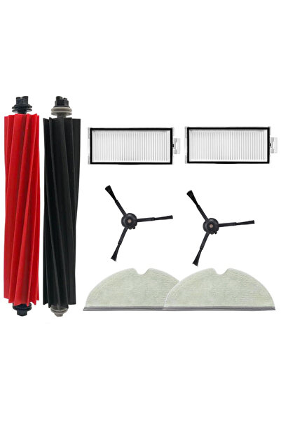 PAA-home Accessory set compatible with Roborock Q5 Pro (Q5Pr52-00) Black