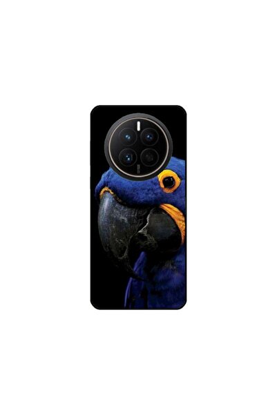 Atlas Husa personalizata Huawei Mate 50 Pro, Blue Parrot, multicolor, S1D1M0145