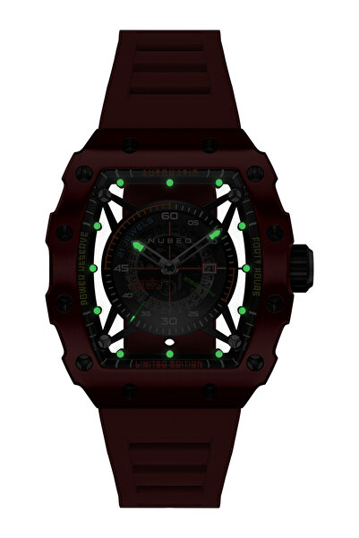 Nubeo Mens Watch NB-6080-04, Automatic, 43mm, 5ATM