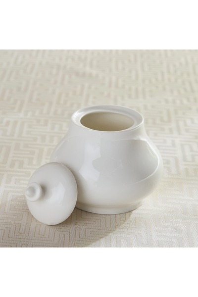 Home Box Crimsson Sugar Pot with Lid