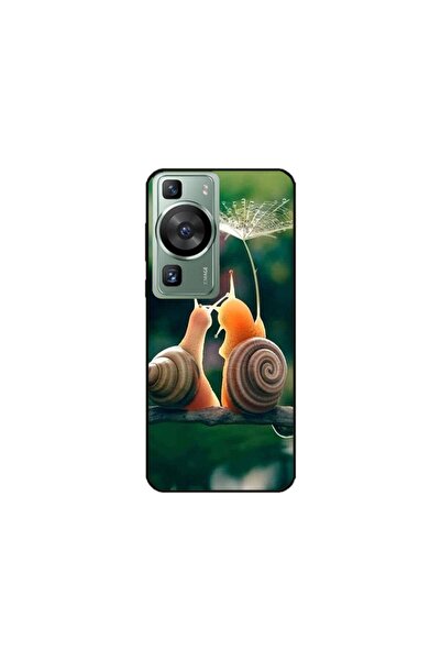 Atlas Husa personalizata si Folie de Silicon Huawei P60 Pro, Snail, multicolo...