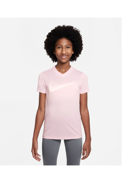 Nike DF Swoosh V Neck T-Shirt - Pink