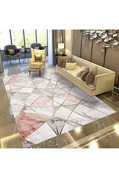 Raffine Geometric Pattern Living Room Carpet Multicolour 40x60cm