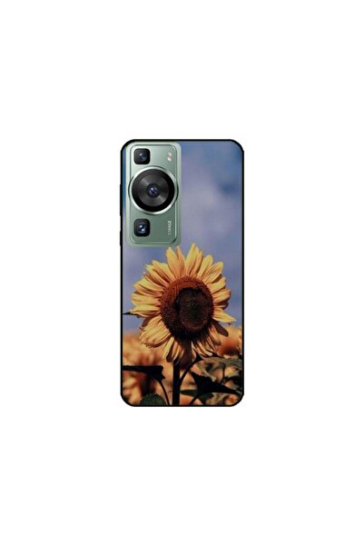 Atlas Husa personalizata si Folie de Silicon Huawei P60, Sunflower #1, multic...