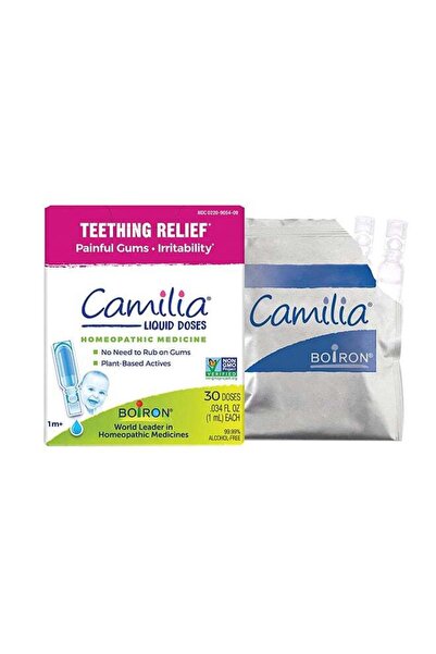Boiron قطرات التسنين من بويرون كاميليا للتخفيف من آلام وتورم اللثة والتهيج لدى الأطفال - 15 قطعة