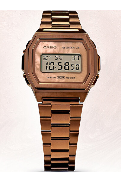 Casio Γυναικείο Ρολόι A1000RG-5EF, Quartz, 38mm, 3ATM