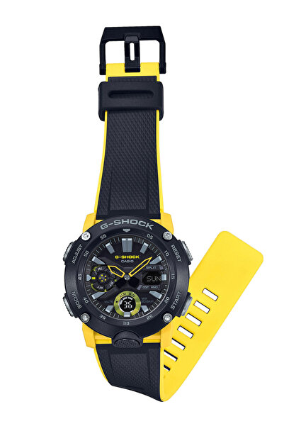 Casio Mens Watch GA-2000-1A9ER, Quartz, 46mm, 20ATM