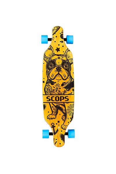 Esginler Design Alpha Pup Longboard - Ahşap Kaykay Scops