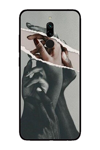 Atlas Husa personalizata Xiaomi Redmi 8, Black and White Hands, multicolor, S1D1M0300